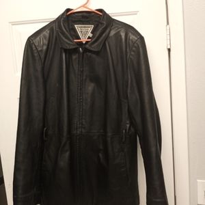 Marvin Richards Belted Leather Jacket